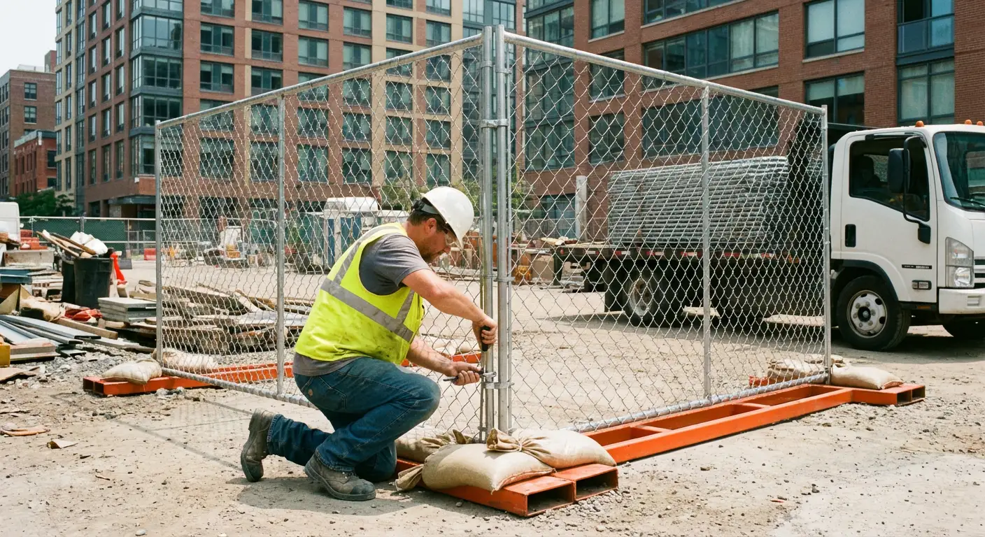 Temporary fence rental services in North West Bloomfield