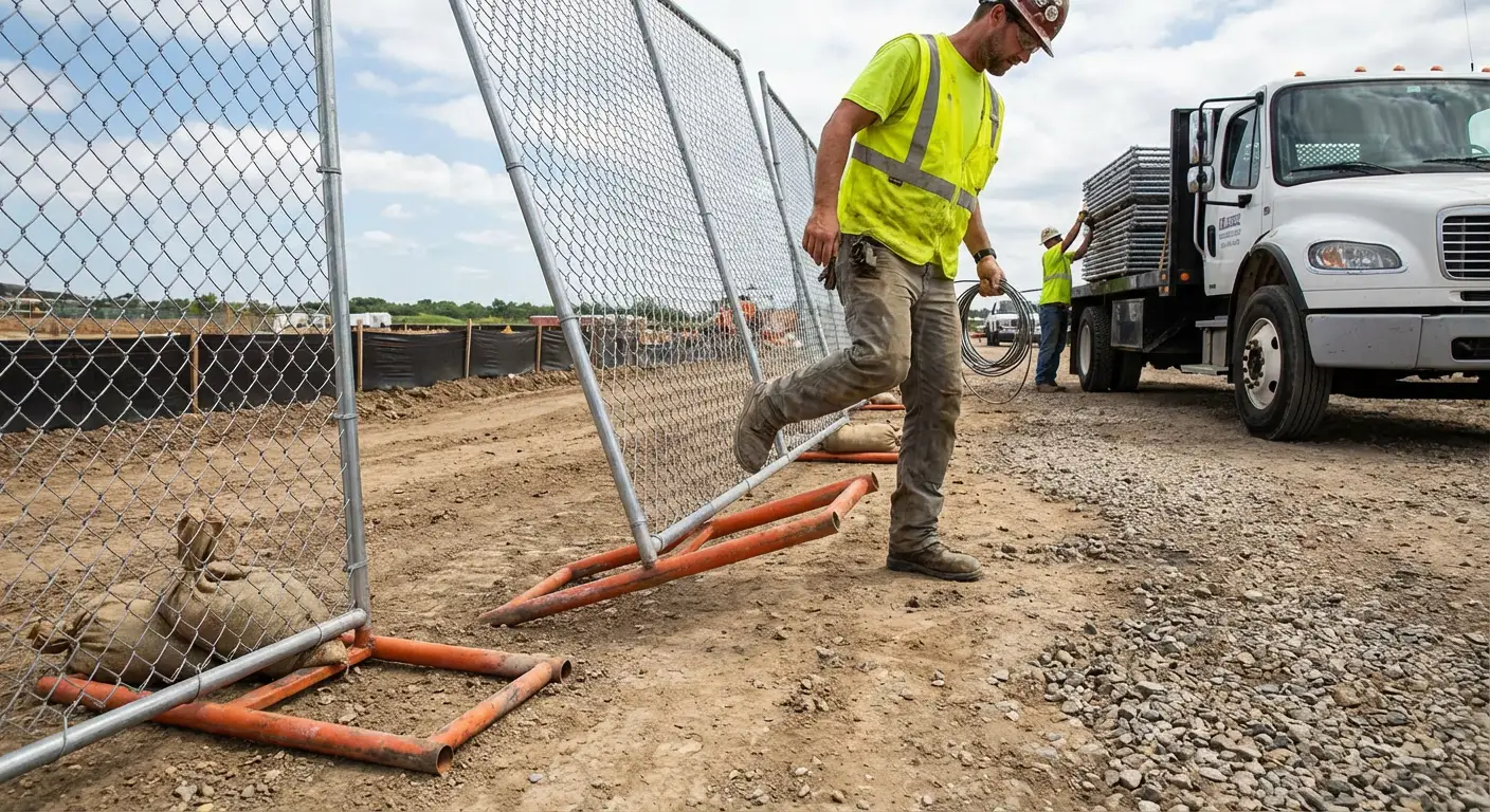 Diagram showing common crowd control barrier failure points in West Bloomfield, MI