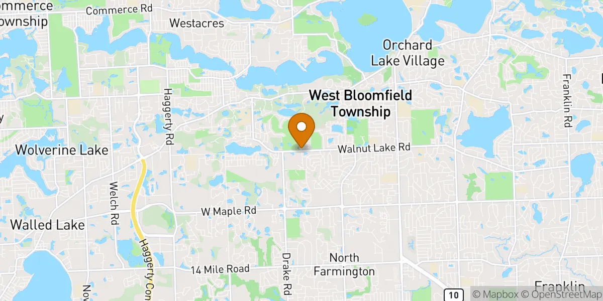 neighborhood map in West Bloomfield, MI