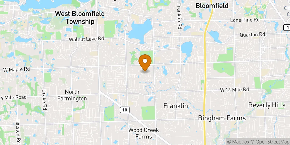  neighborhood map in West Bloomfield, MI