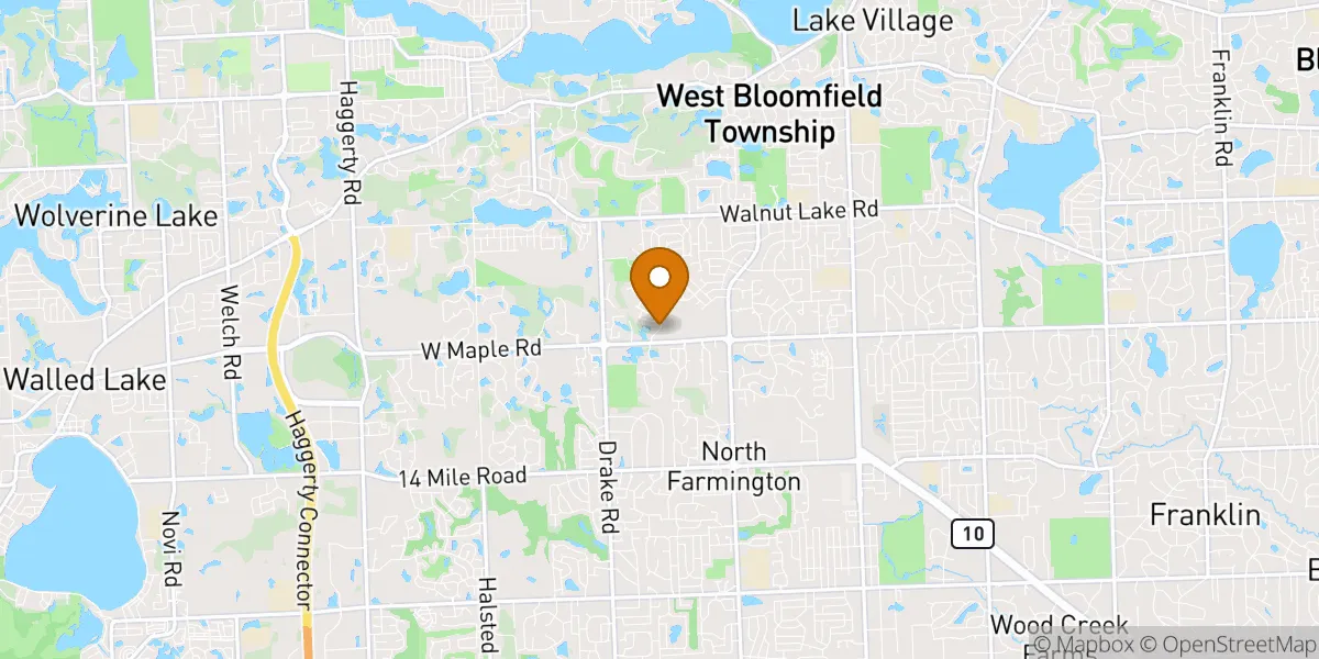  neighborhood map in West Bloomfield, MI