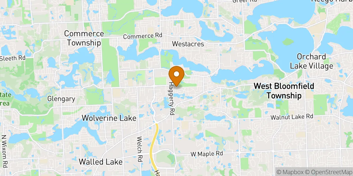  neighborhood map in West Bloomfield, MI