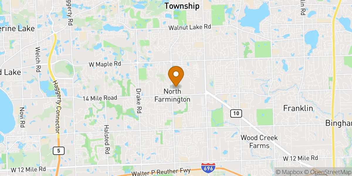  neighborhood map in West Bloomfield, MI
