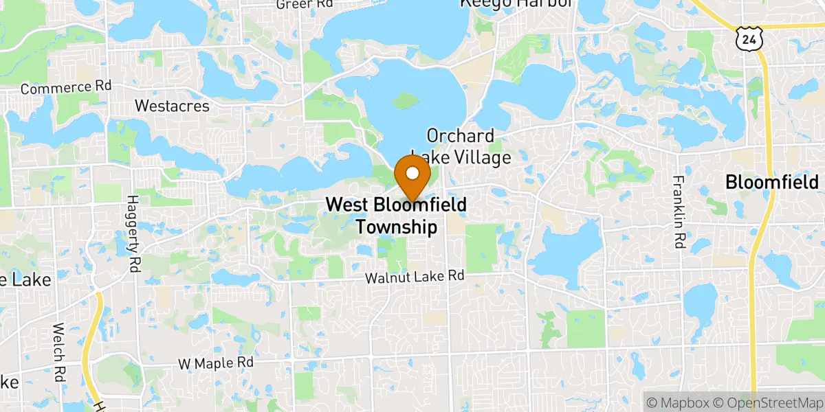  neighborhood map in West Bloomfield, MI
