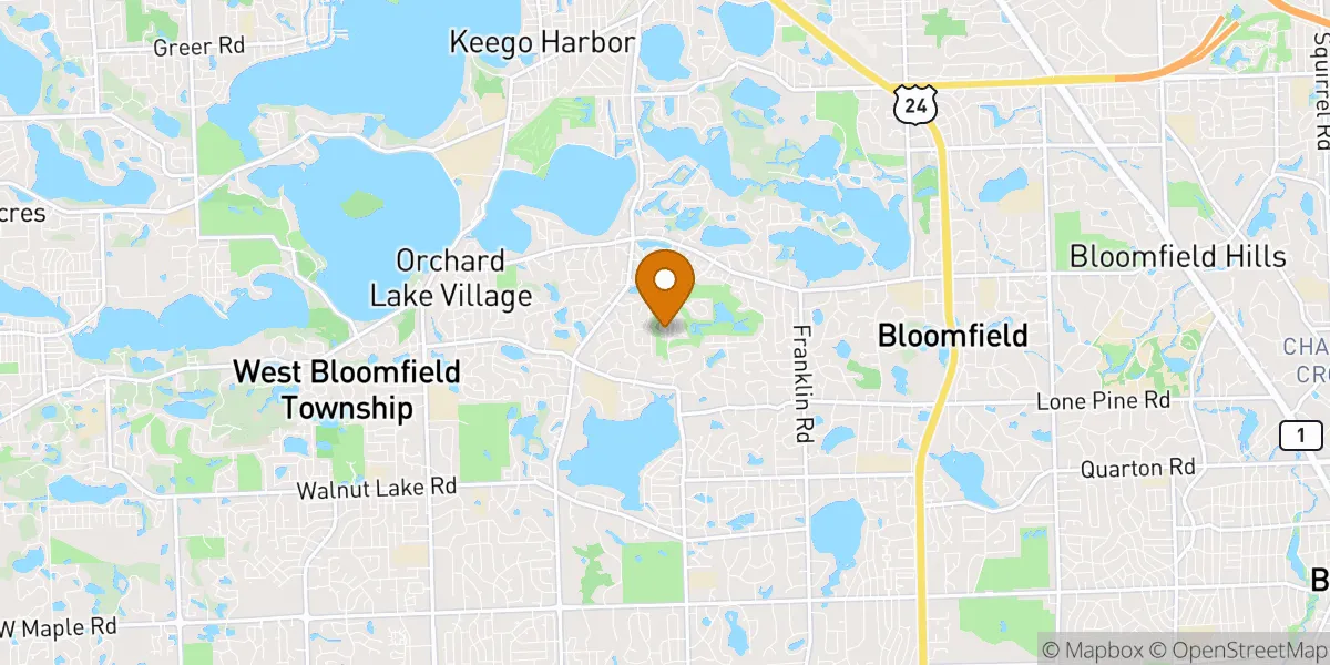 neighborhood map in West Bloomfield, MI