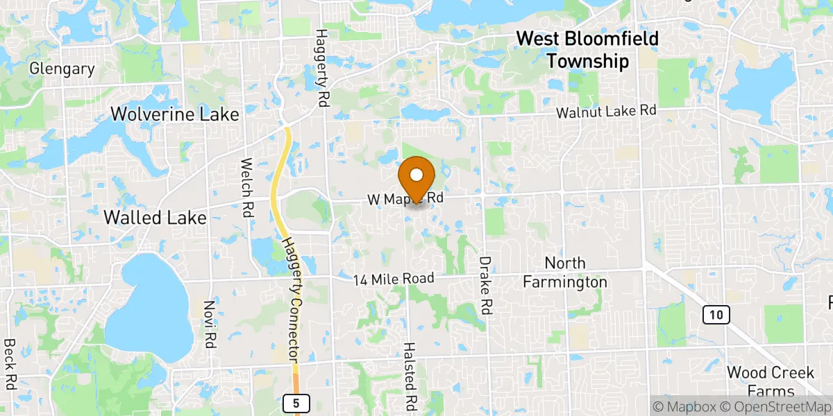  neighborhood map in West Bloomfield, MI