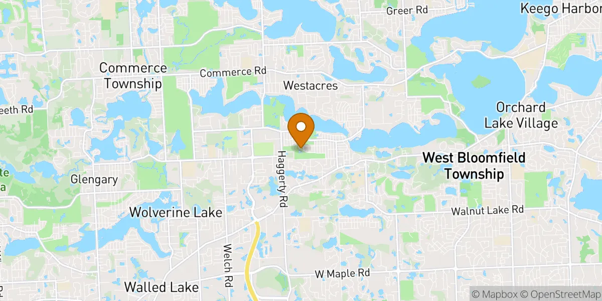  neighborhood map in West Bloomfield, MI